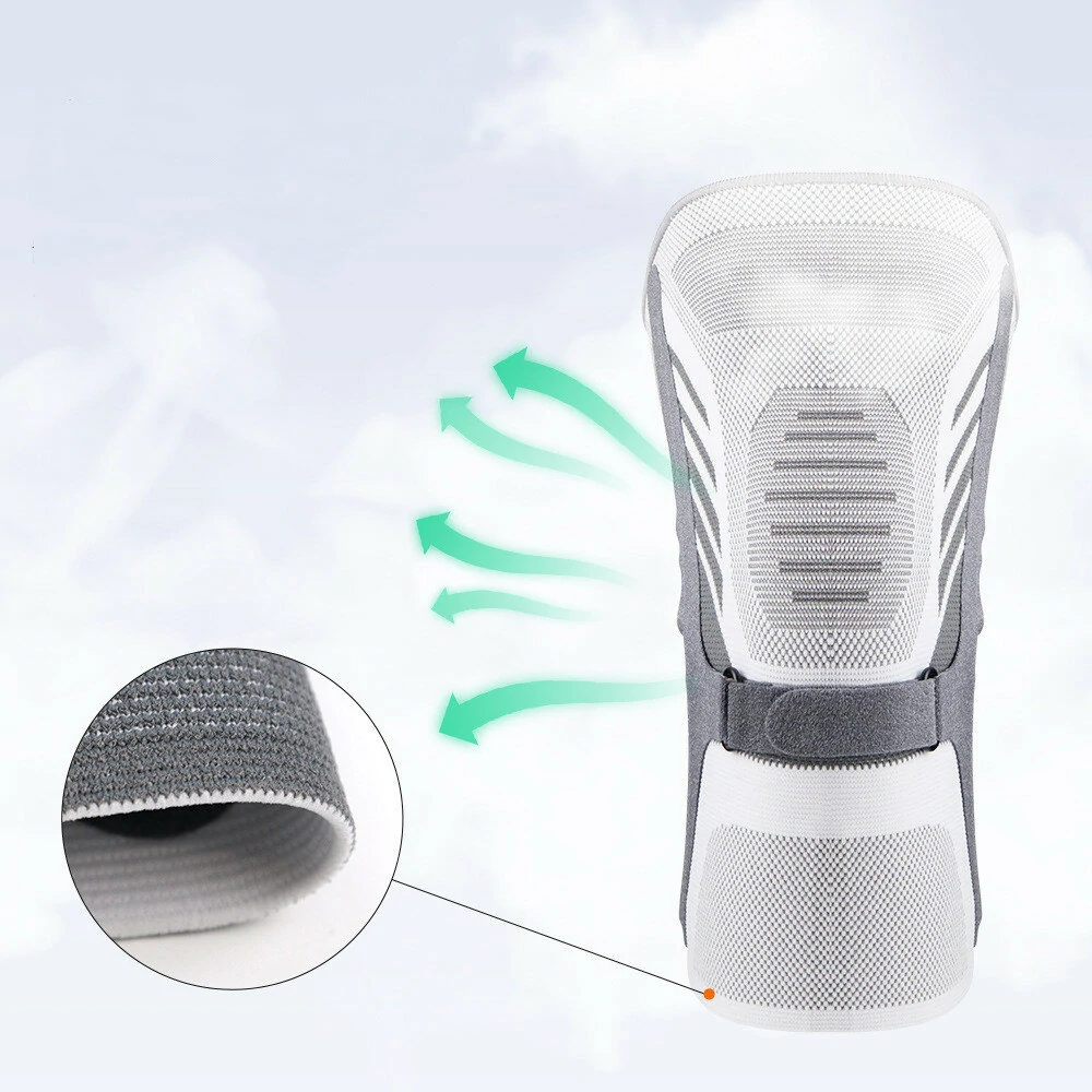 (image for) Breathable Sports Knees Protection Pads Pressure Adjustment Anti-slip Design Fitness Trainer for Running Ball Games Outdoors