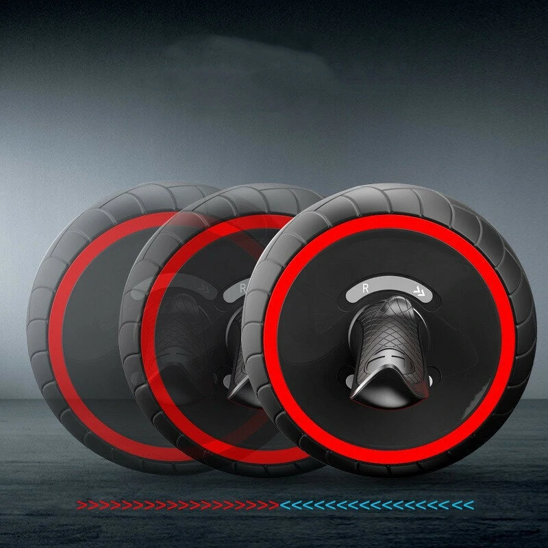 (image for) Multi-Layer Ab Wheel Roller Mute Labor-Saving Smart Brake Practical Automatic Rebound Abs Trainer Wheel Exercise Equipment for Body Shaping Abs Core Workout