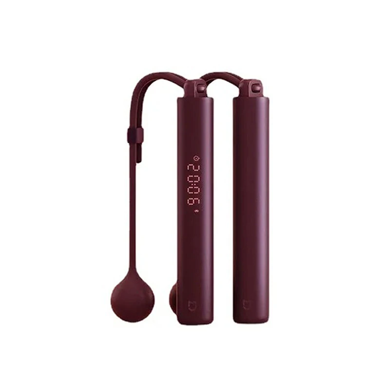 (image for) Xiaomi Mijia Smart Electric Skipping Rope Real-time Training Guidance Accurate Fitness Data Recording Matrix Screen Display App Connection Happy Efficient Exercise Cordless and Rope Jump Rope